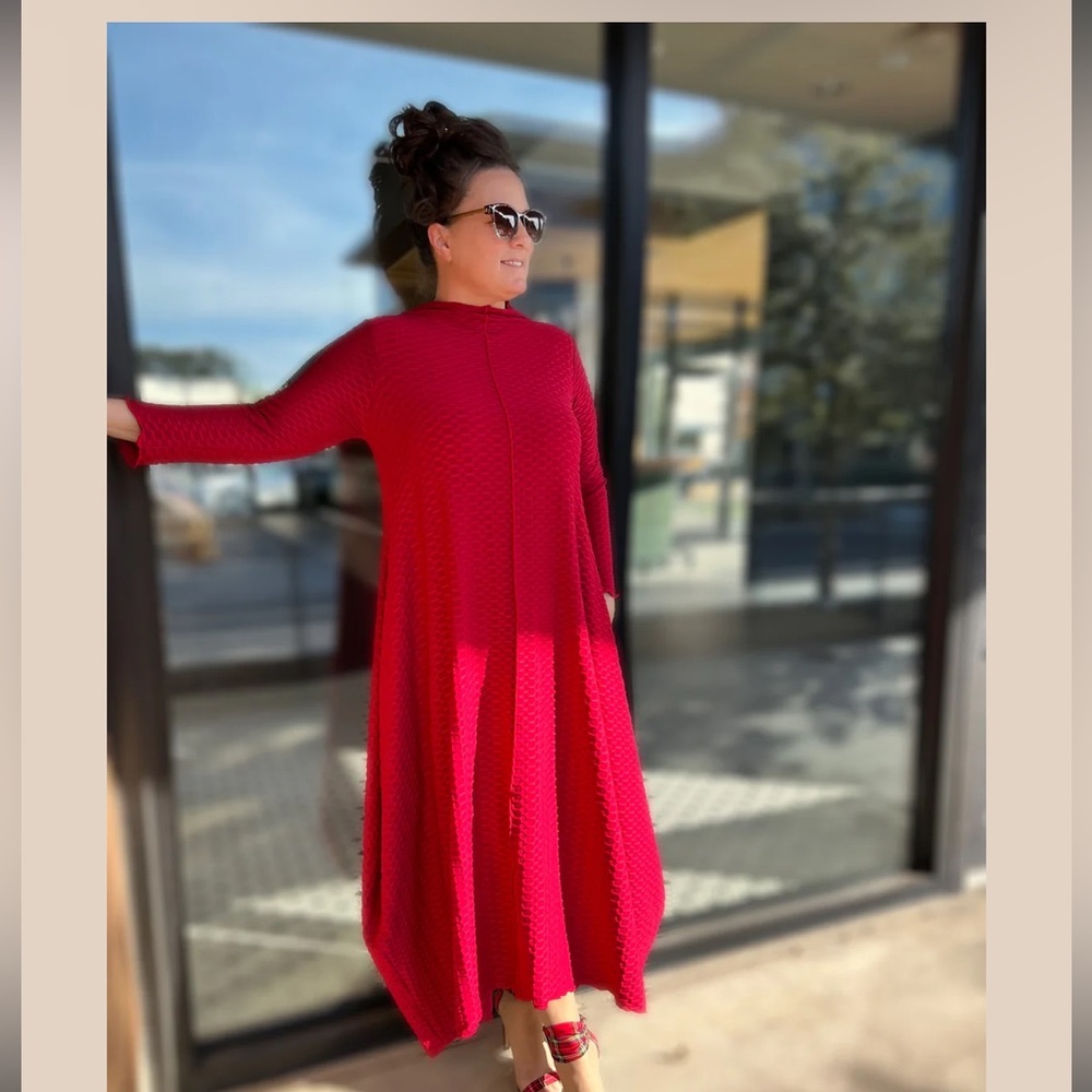 SOLD ❤️Waffle Staci dress❤️ - Picture 1 of 4